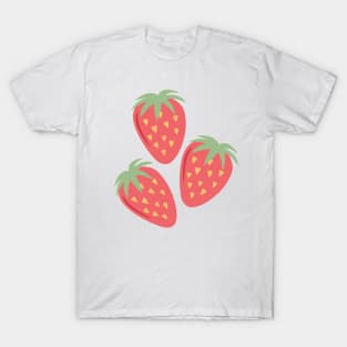 Cute strawberries w/ hearts T-Shirt